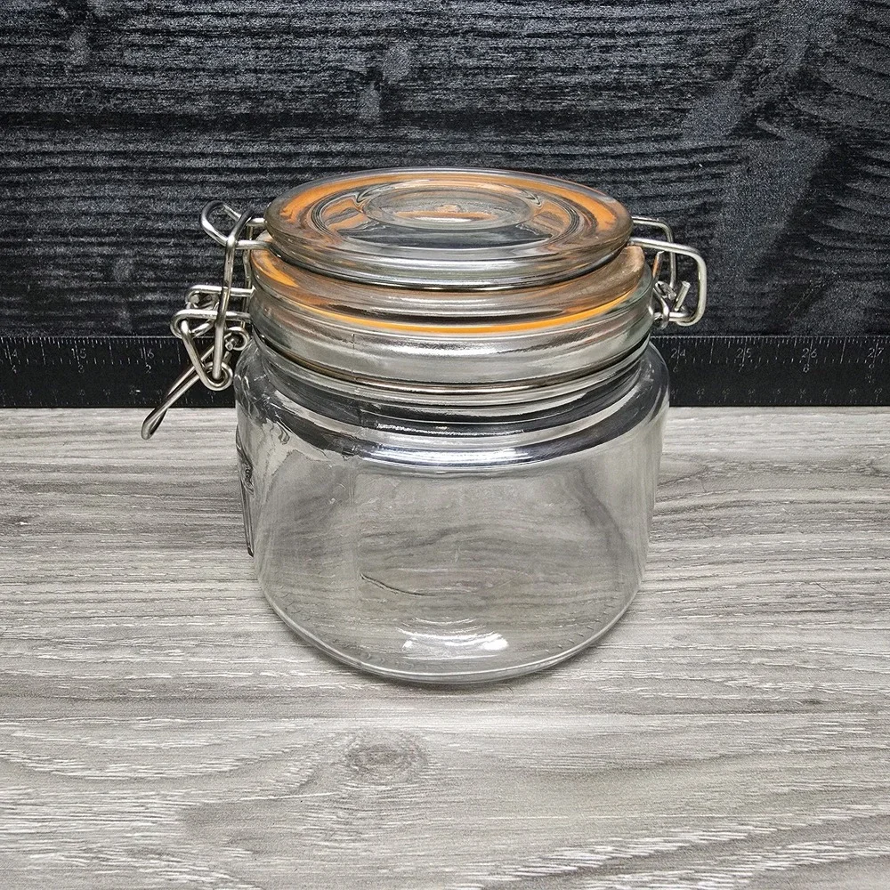Clear Canister With Latch Lock Lid - 